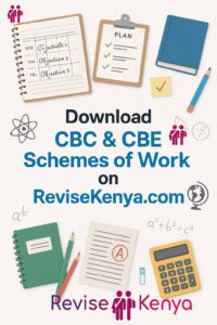 Understanding Schemes of Work in Competency-Based Education (CBE)